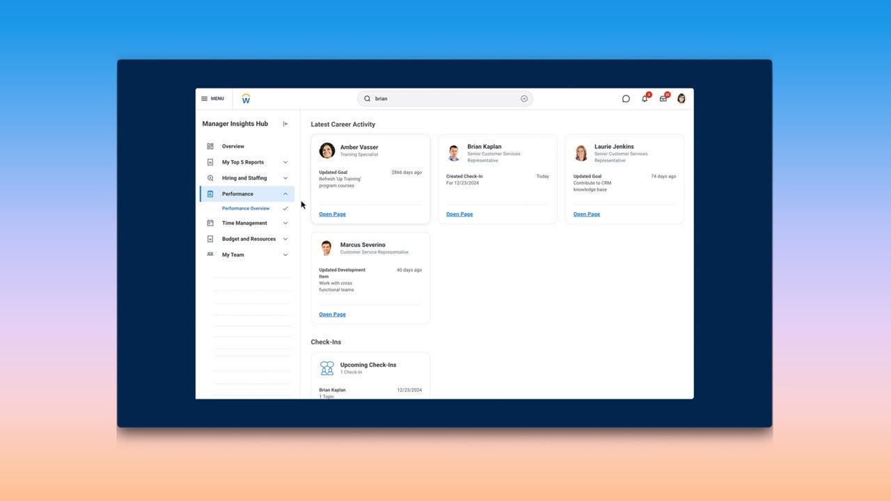 Workday Talent Management Quick Demo
