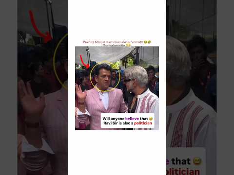 just wait for Mrunal reaction 😂😊 #bollywood #ravi #mrunal #ajaydevgan #shorts #shortsfeed