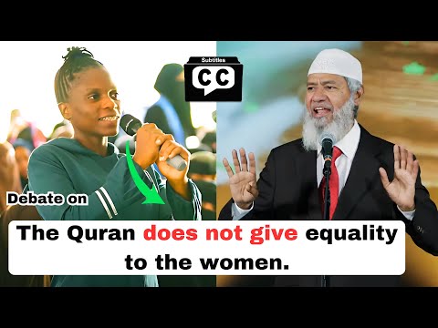 Christian girl says the Bible gives rights to women while the Quran doesn't. dr zakir naik question