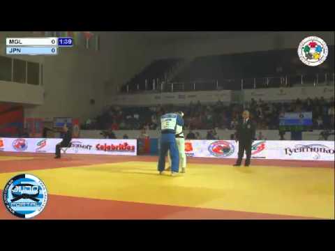 Judo Grand Slam Moscow 2012  -73kg GANBAATAR (MGL)-NISHIYAMA Yuki (JPN)