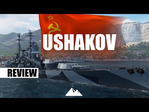 USHAKOV, no weaknesses thanks to F-skill? - World of Warships | [REVIEW] [German] [60fps]