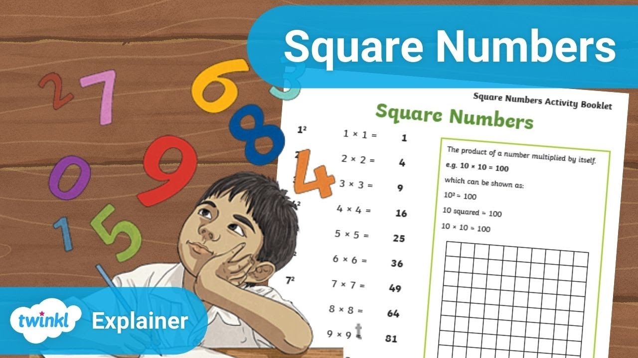 Square Numbers Activities for KS2