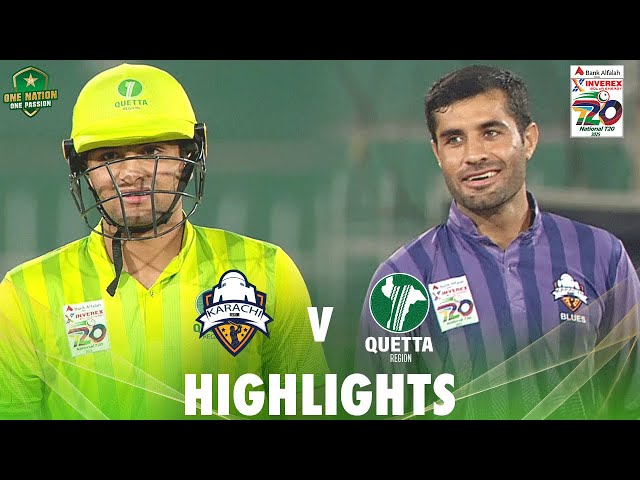 Full Highlights | Karachi Blues vs Quetta | Match 10 | National T20 Cup 2025 | PCB | MA2A Full Highlights | Karachi Blues vs Quetta | Match 10 | National T20 Cup 2025 | PCB | MA2A