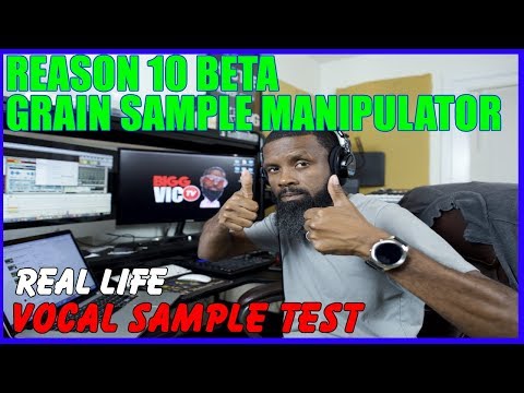 PROPELLERHEAD REASON 10 BETA | GRAIN "THE MONSTER" MANIPULATOR HANDS ON LIVE SAMPLE TEST