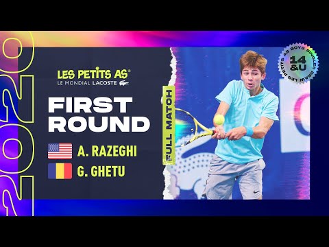 Les Petits As 2020 | Boys 1st Round | Alexander Razeghi vs. Gabriel Ghetu