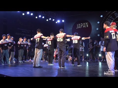 KOD World Cup 2018 - Japan vs China  || Semi Final Popping team battle