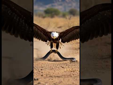 Snake attack eagle nest 😱 #shorts #rescue