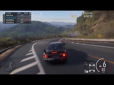 Mitsubishi Lancer Evo 3 Chasing Down First Place in Fujimi Kaido! (Forza Motorsport)