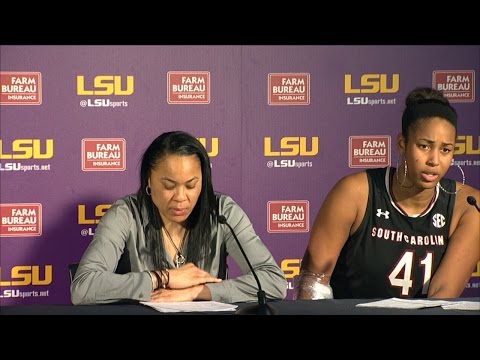 POST-GAME: Dawn Staley, Alaina Coates on LSU — 1/15/17