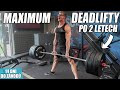 PORUŠIL JSEM DIETU + ZKOUŠÍM MAX NA DEADLIFT PO 2 LETECH (14 dní do závodů)