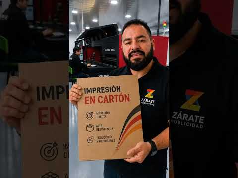 Impresión sobre cartón #zaratepublicidad #granformato