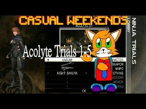 Casual Weekends Ninja Gaiden 3: Razor's Edge Kasumi's Acolyte Ninja Trials 1-5 (1-4 complete)