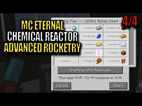 Minecraft MC Eternal Modpack Chapter 2 Ep 88 -  Chemical Reactor Crafting 4/4