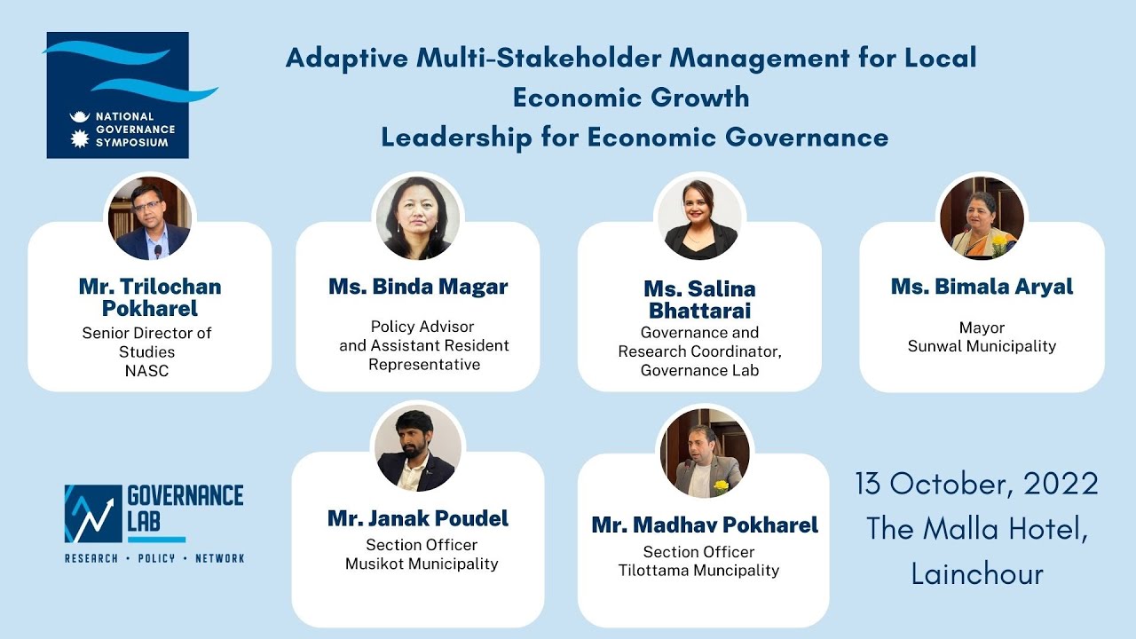 Adaptive Multi-Stakeholder Management for Local Economic Growth