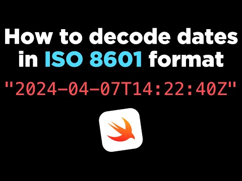 How to decode dates in ISO 8601 format in Swift 👩🏽‍💻👨🏻‍💻 thumbnail