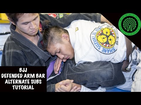 BJJ Defended Arm Bar Alternate Submissions Tutorial