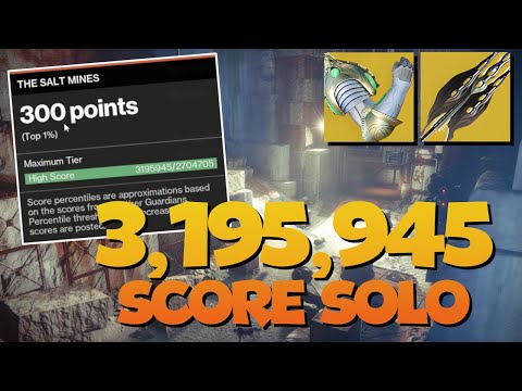 Use This For Easy Top 1% Score In The Salt Mines (3.2mil) | Destiny 2
