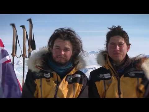 Cas and Jonesy – the first to walk to the South Pole and back