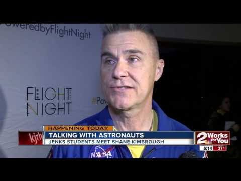 Jenks Students Meet Astronaut Shane Kimbrough