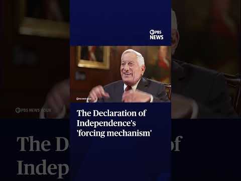 The Declaration of Independence's 'forcing mechanism'