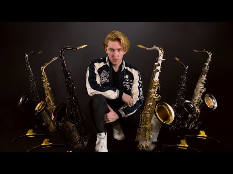 Saxophonist Chase Huna with Cannonball Musical Instruments