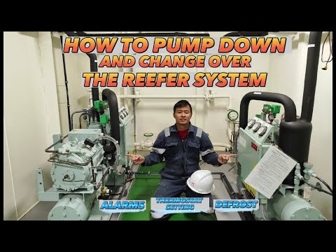 HOW TO PUMP DOWN AND CHANGE OVER THE REEFER SYSTEM |Toping's World