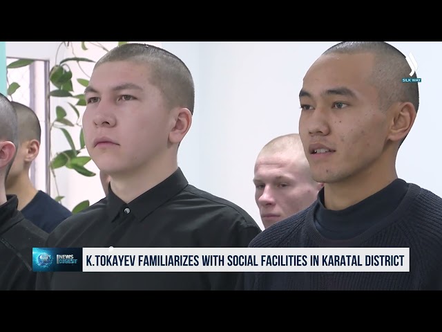 Devlet başkanı Karatal ilçesinin sosyo-kültürel yapılarını ziyaret etti