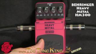 Video thumbnail for Heavy Metal Pedal by Behringer / Bugera HM300 HM-300 Boss HM2 HM-2 Demo Review Randall RT-100 Halo by The Tone King