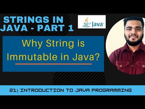 String In Java Why Are Strings Immutable In Java Introduction To Java Programming Part 1