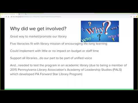 Library Star Program C&CS Session “What Does PA Forward and the Star Library Program Have To ...