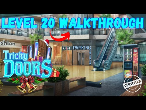 Tricky Doors Level 20 Shopping Mall - Full Walkthrough - Let's play ♥