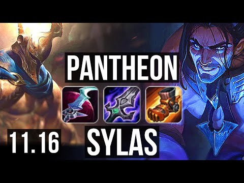 PANTHEON vs SYLAS (MID) | 67% winrate, 13/2/5, Dominating | BR Master | v11.16
