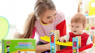 🚗 Montessori Race Track Car Toy – Fun & Educational for Toddlers