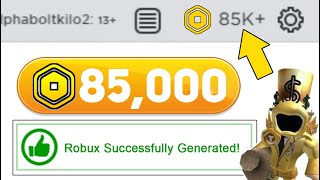 THIS TOP SECRET ROBUX GENERATOR GIVES YOU ROBUX WITHOUT DOING ANYTHING!?