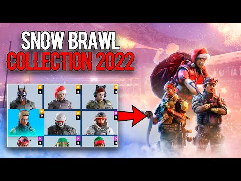Solar Raid Full SNOW BRAWL COLLECTION 2022 - NEW BUNDLES - Weapon Skins, Cards - Rainbow Six Siege