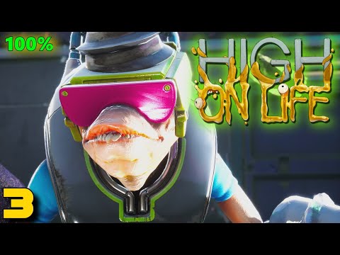 High on Life 100% Walkthrough Part 3 - Krubis | Bounty Hunter Difficulty | All Collectibles