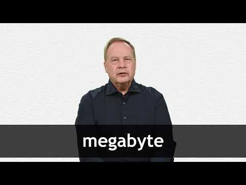 How to pronounce MEGABYTE in American English