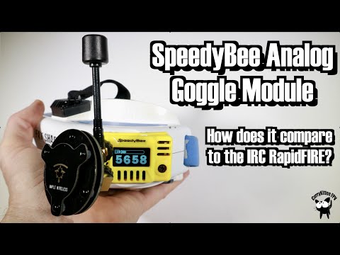 SpeedyBee Goggle Module:  Testing it out, and comparing to IRC RapidFIRE