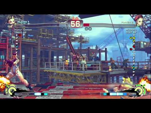Iyo [Ibuki] vs mizoteru [Cammy] SSF4 Japanese Online Ranked Matches - TRUE HIGH-DEF