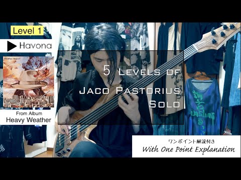 5 Levels of Jaco Pastorius Solo