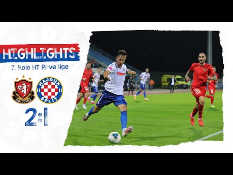 [SAŽETAK] 7.kolo HT Prve lige (2020/2021): Gorica - Hajduk 2:1