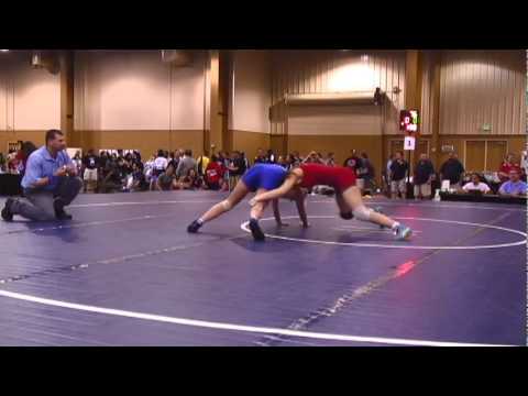 FILA Junior 59kg - Kerstin Harmon (UC Womens Wrestling) TF Julie Johnsen (Waldorf) 7-0, 6-0.mp4