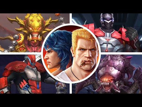 Contra Returns - All Bosses
