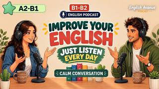 English Podcast to Improve Your English | Real Daily Life Conversation (A2–B1) | Listen & Learn