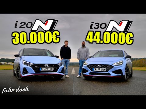 Hyundai N Performance DUELL: i30N vs i20N | 14.000€ MEHR, aber wirklich BESSER? | Fahr doch
