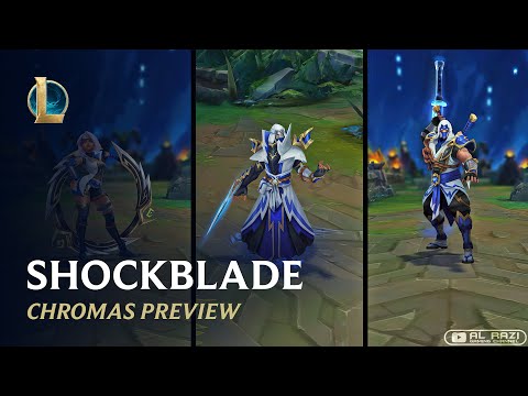 Shockblade 2022 | Chromas Preview | Patch 12.4 - League of Legends