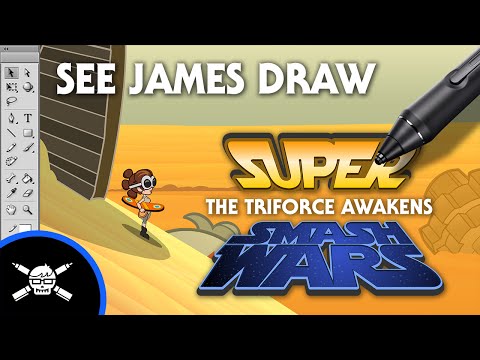 See James Draw - The Triforce Awakens! Part 1