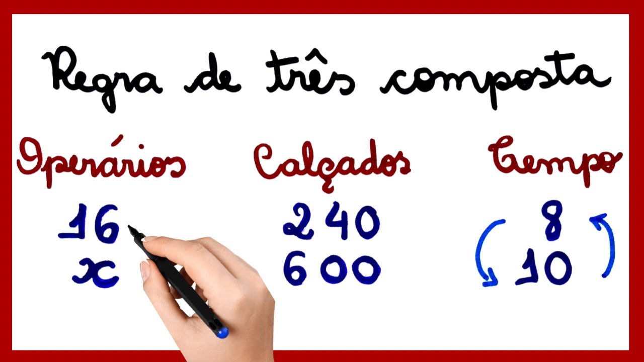 REGRA DE TRÊS COMPOSTA !!!! AULA PRÁTICA COM EXERCÍCIOS!!