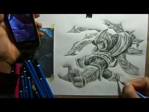 Pencil Drawing : Talon (step by step)