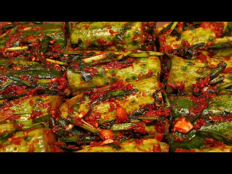 오래두고 먹어도 무르지 않고 끝까지 아삭아삭 오이소박이 맛있게 담그는법! 오이김치 황금레시피